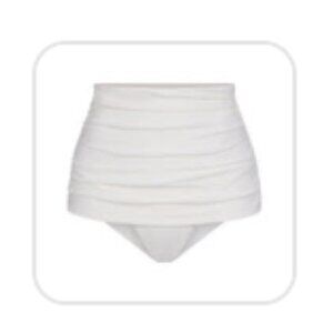 SKIMS PLUS SIZE Shaping Swim Ruched High Waisted Bottom